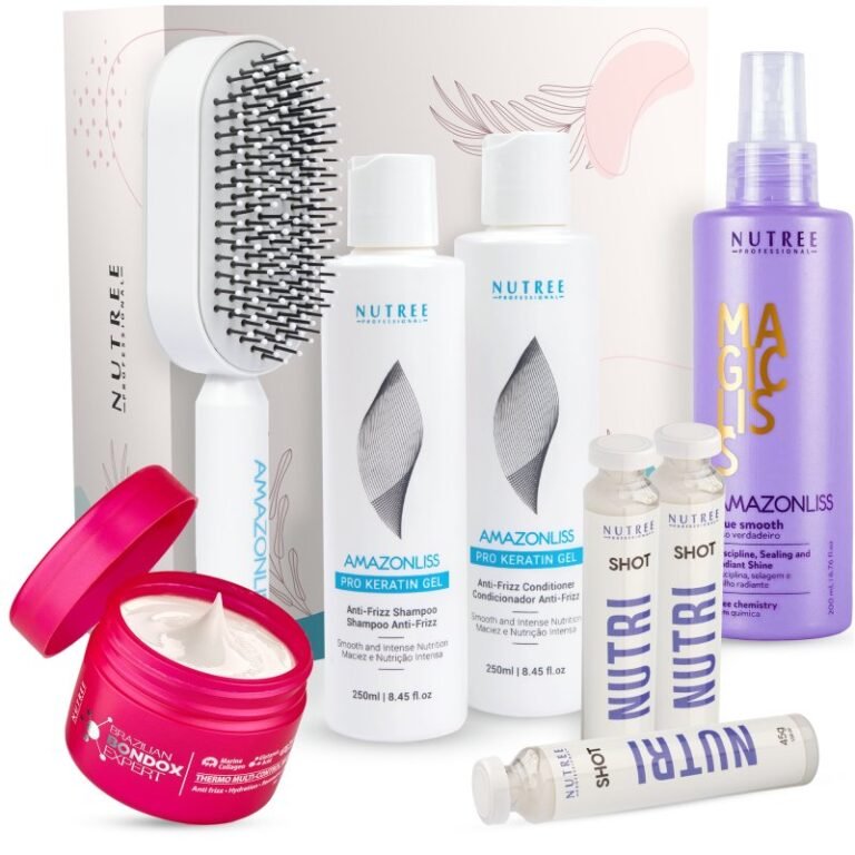 Gift Set of Bondox Expert, Magicliss Spray, Pro Keratin Home Care Shampoo and