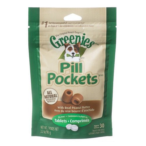 Greenies, Pill Pocket Peanut Butter Flavor Dog Treats, Small