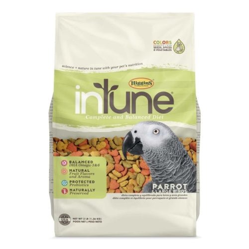 Higgins, Higgins Intune Parrot, 3 Lbs