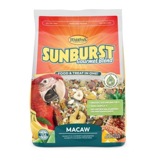 Higgins, Higgins Sunburst Macaw, 3 Lbs