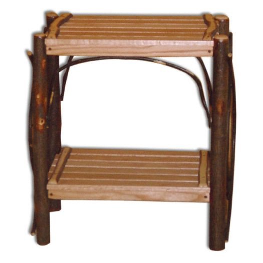 Rustic Hickory End Tables