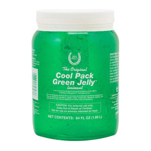 Horse Health Products, Cool Pack Green Jelly Liniment, 64 Oz