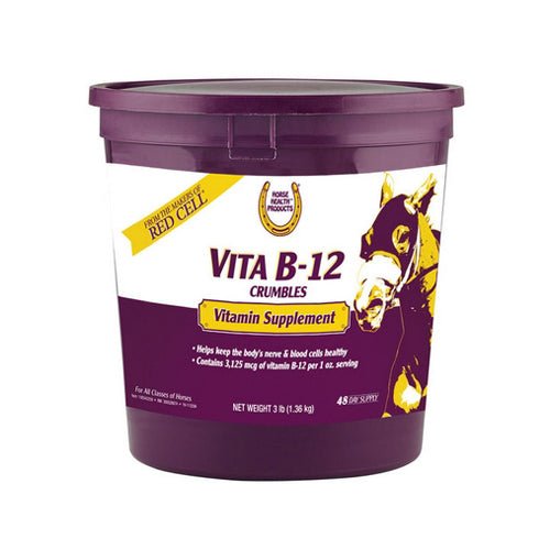 Horse Health Products, Vita B-12 Crumbles for Horses, 3 Lbs