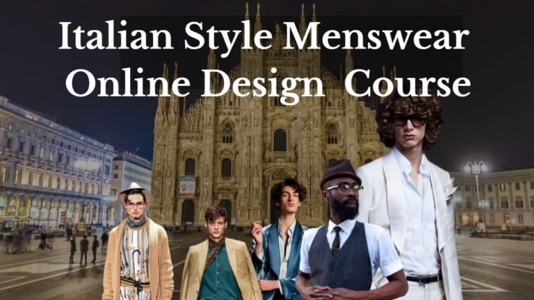 Italian Style Menswear Design Course