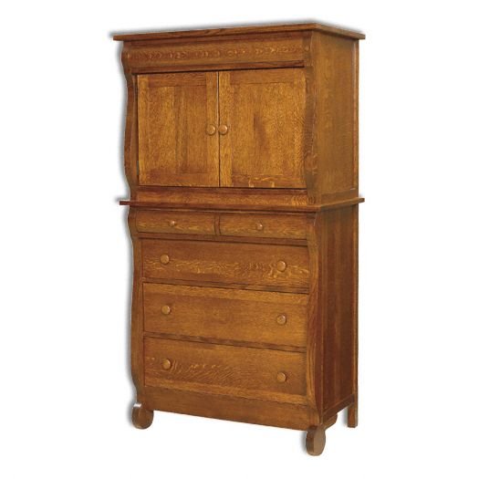 Old Classic Sleigh Armoire