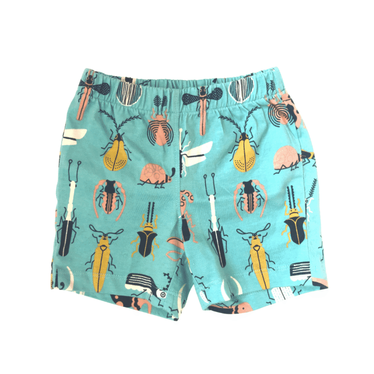 Organic Cotton Sammie Under Shorts – Beetle Mania Print