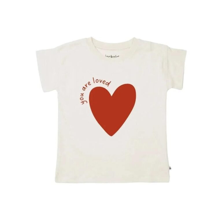 Organic Cotton You Are Loved T-shirt – Large