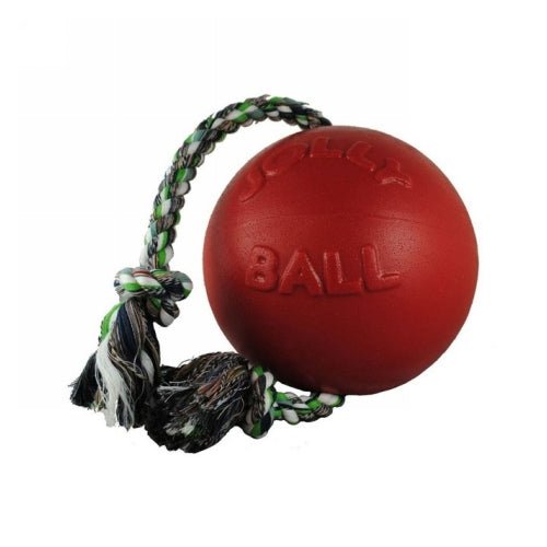 Jolly Romp-N-Roll Dog Toy 6″ Red 1 Count by Jolly Pets