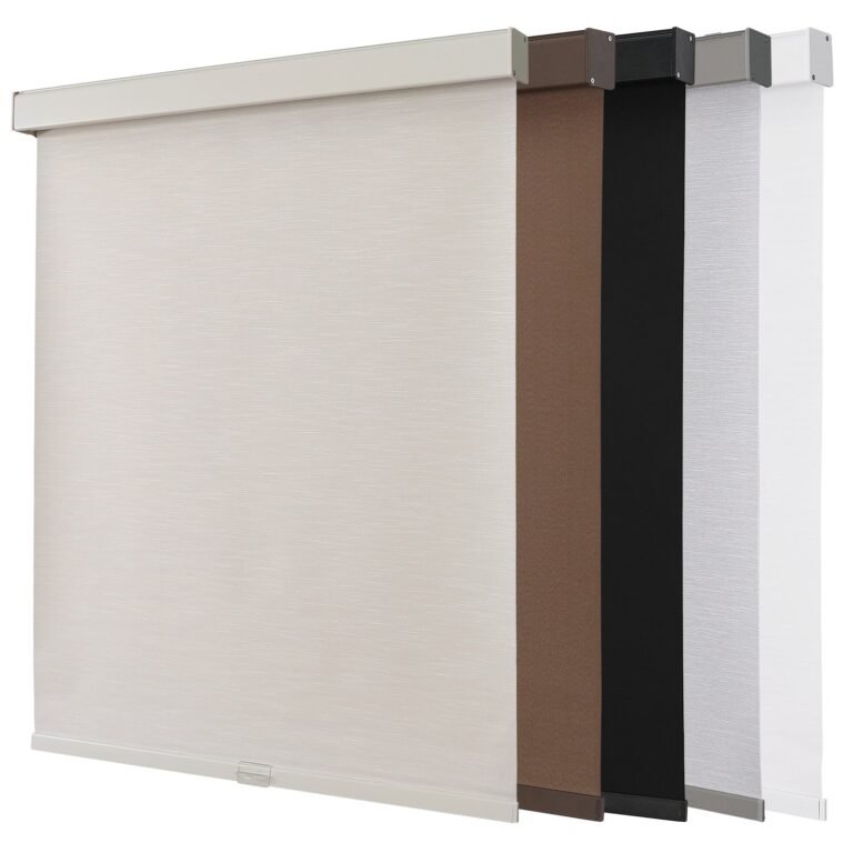 Joydeco 100% Blackout Roller Shades Cordless Blinds for Windows, Free-Stop Shades, UV