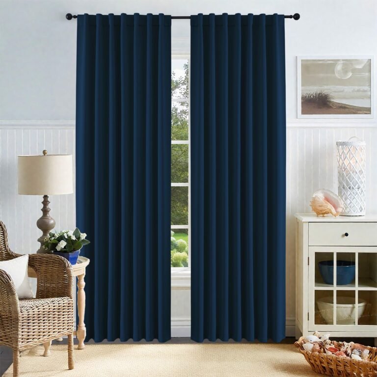 Joydeco Blackout Curtains for Bedroom, Thermal Insulated Blackout Curtains, Room — Darkening Drapes Living