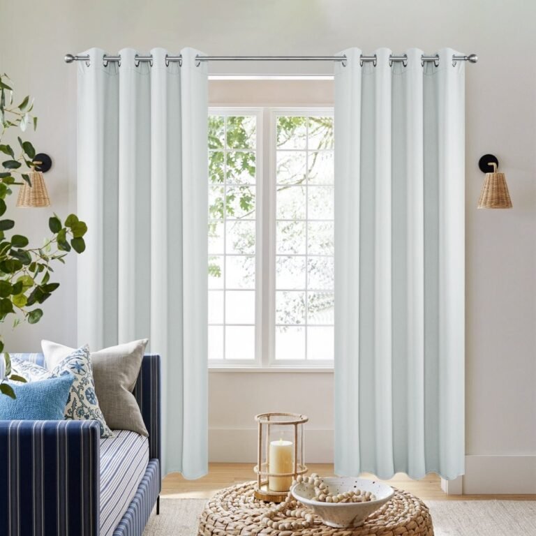 Joydeco Blackout Curtains Thermal Insulated Long Curtains& Drapes 2 Panels Set