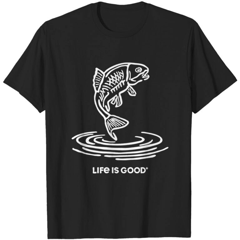Jumping Fish Crusher Tee Shirt, Fishing Shirt, Fisherman Gift, Fish Crusher T-shirt