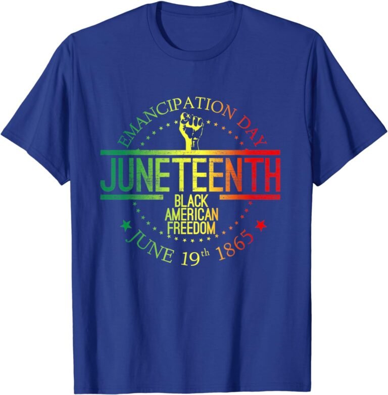 Juneteenth African American Freedom Black History June 19 T-shirt