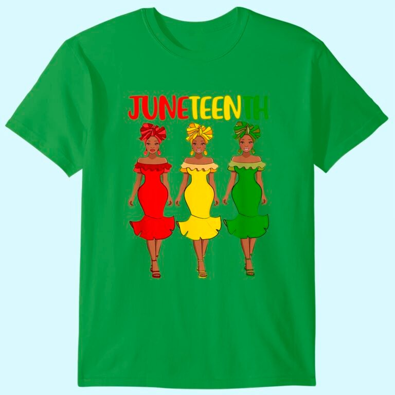 Juneteenth Melanin Black Women T-shirt