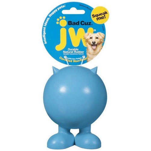 Bad Cuz Rubber Squeaker Dog Toy Medium