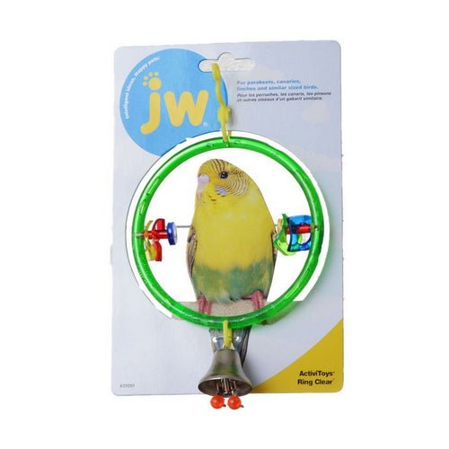 JW Pet, Insight Clear Ring Bird Perch, Clear Ring Bird Perch