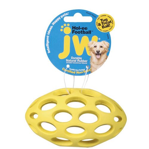 JW Pet, JW Pet Hol-ee Football Dog Toy, Assorted, 1 Each/Small