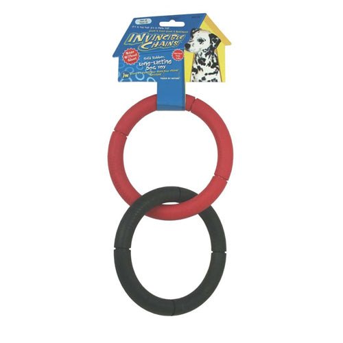 JW Pet, JW Pet Invincible Double Chains Dog Toy, Assorted, 1 Each/Large