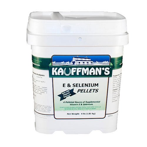 Kauffmans, Vitamin E & Selenium Equine Supplement Pellets, 4 Lbs
