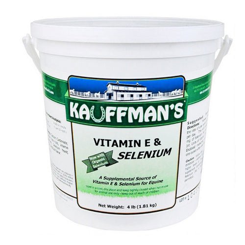 Kauffmans, Vitamin E & Selenium Equine Supplement Powder, 4 Lbs