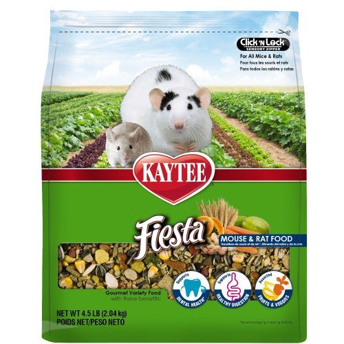 Kaytee, Kaytee Fiesta Mouse and Rat Food, 1 Each/4.5 lb