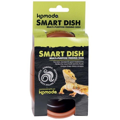 Komodo, Komodo Smart Dish Multi-Purpose Feeding Dish, Brown, 1 Each/5 in