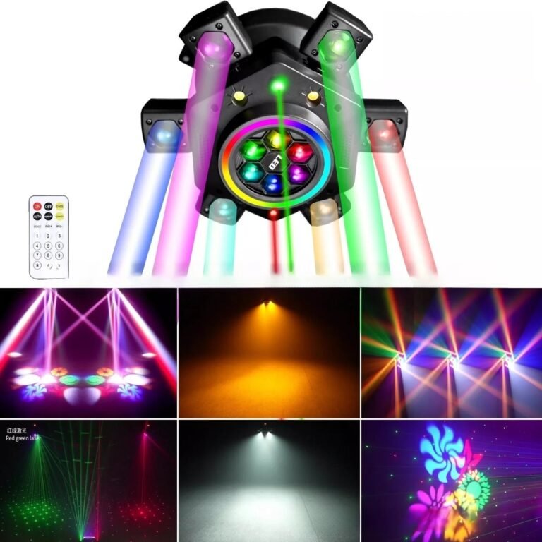 150W Four-in-One Six-Arm Moving Head Light – E11
