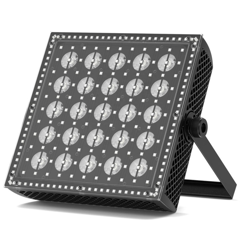 200W 5×5 LED Sound-Controlled DMX512 Wall Washer Light – X24
