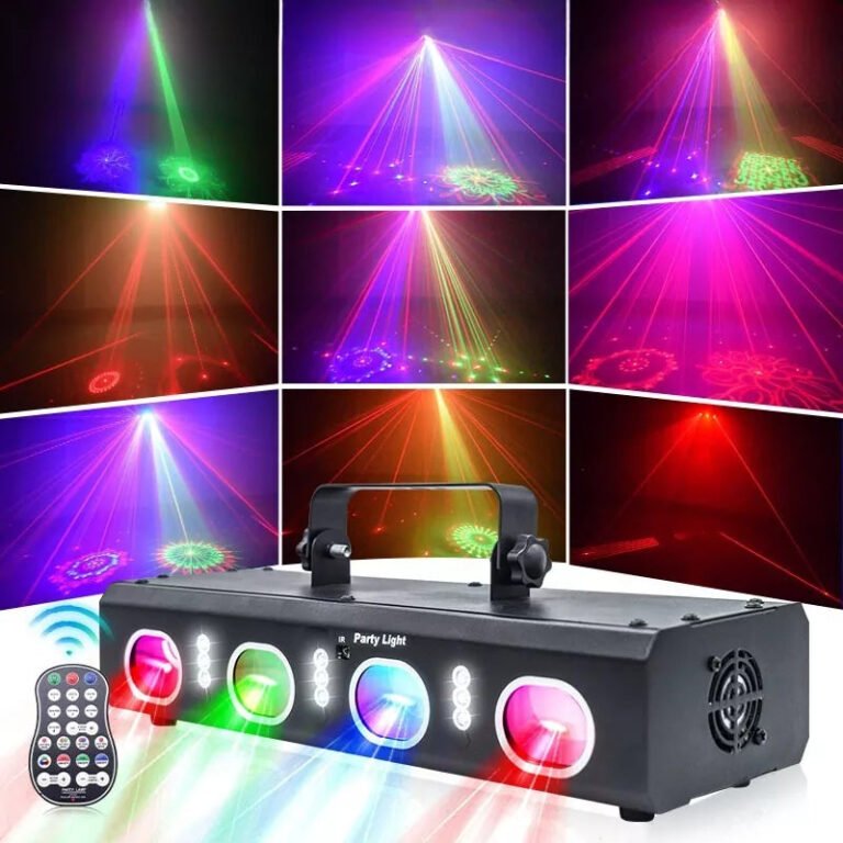 3-in-1 Four-Hole Laser Stage Light – B35