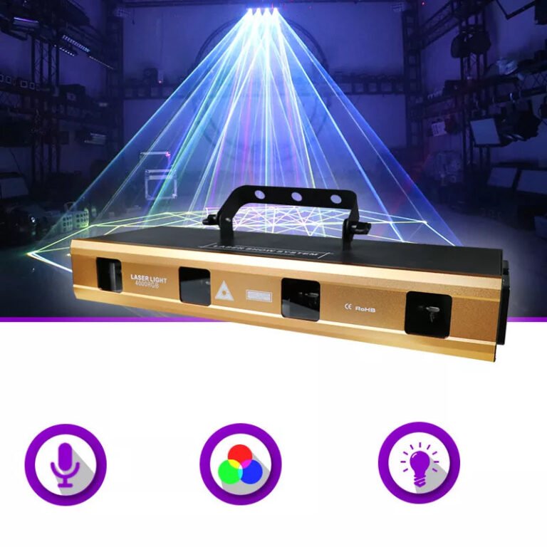 4w four-hole RGB animation laser light-A22