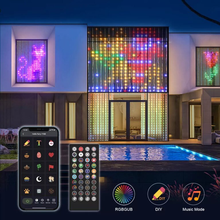 Smart APP Curtain Light – DIY Text/Animation
