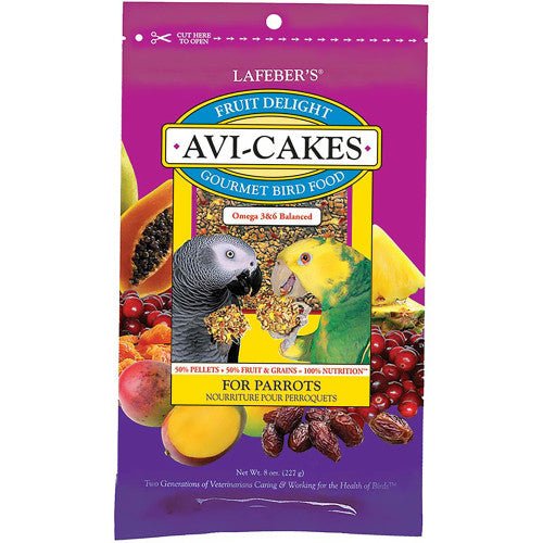 Lafeber, Lafeber Company Fruit Delight Avi-Cakes Parrot Treat, 1 Each/8 Oz