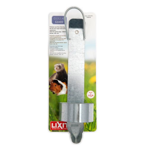 Lixit, Lixit Chewguard Holder for Small Animal Water Bottle, Silver, 1 Each/16 Oz