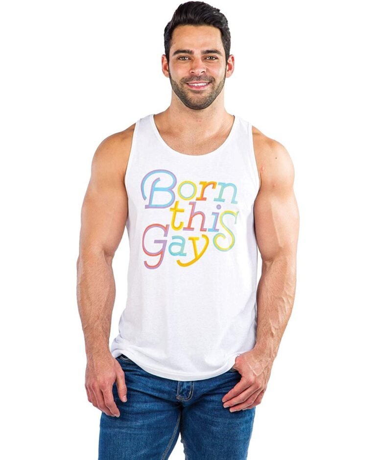 Loud And Funny Tank Tops For Pride, Festivals And Summer – Men’s Cut