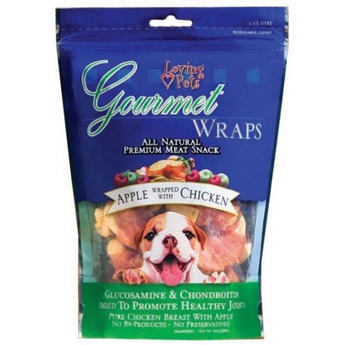 Loving Pets, Gourmet Apple & Chicken Wraps, 6 oz