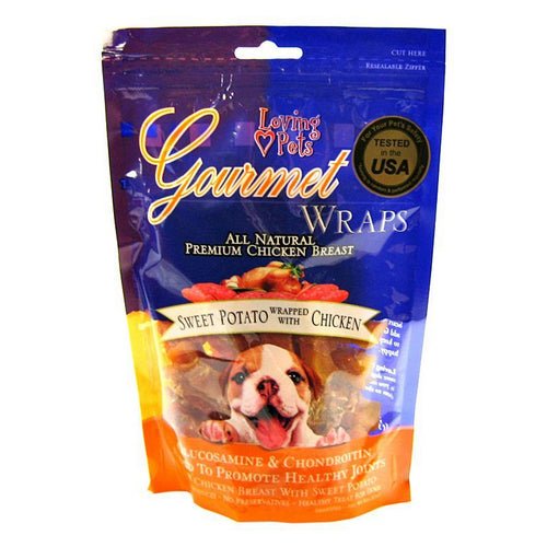 Loving Pets, Gourmet Sweet Potato & Chicken Wraps, 8 oz