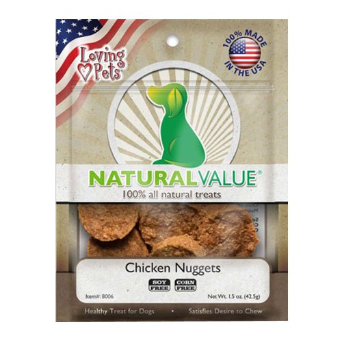 Loving Pets, Loving Pets Natural Value Nuggets Dog Treats, Chicken, 1 Each/1.5 Oz