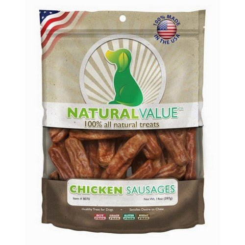 Loving Pets, Natural Value Chicken Sausages, 14 oz