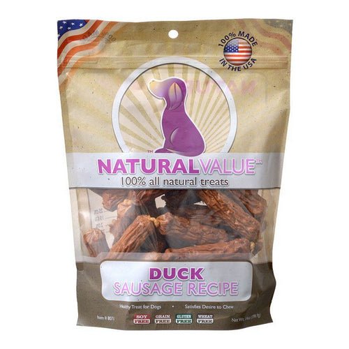 Loving Pets, Natural Value Duck Sausages, 14 oz