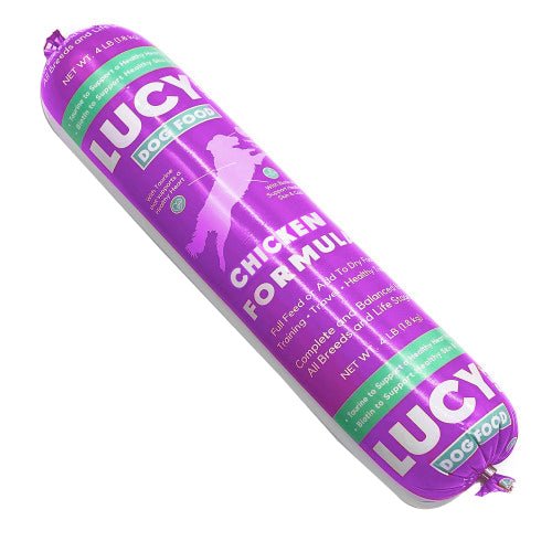 Lucy Pet Products, Lucy Pet Products Dog Food Roll, Chicken, 1 Each/4 lb