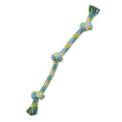 Mammoth Pet Products, Mammoth Pet Products Braidys 3 Knot Rope Tug Dog Toy, Assorted, 1 — Each 25 Large