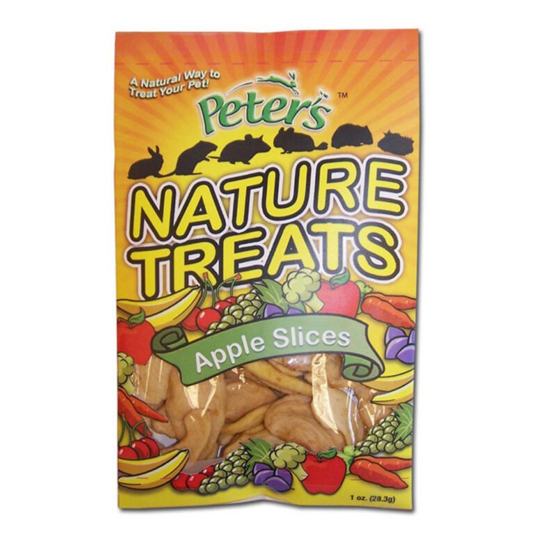 Marshall, Marshall Pet Products Peter’s Apple Slice Nature Treats for Small Animals, 1 Oz