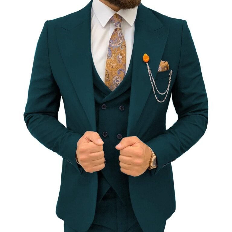 Men’s Suits Slim Fit 3 Piece Suit Formal Wedding Groosmen Suits Prom Tuxedo Suits
