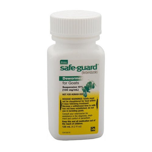 Merck Animal Health, Safe-Guard Goat Dewormer Suspension, 125 ML