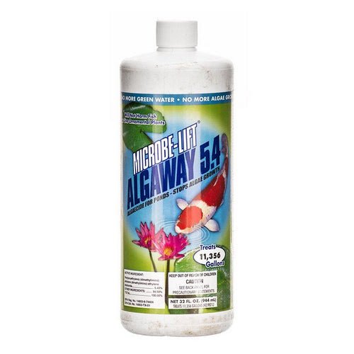Microbe-Lift, Algaway 5.4 for Ponds, 32 oz (Treats 11,356 Gallons)