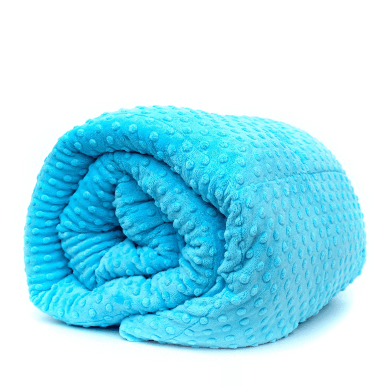 Ocean Blue Minky Weighted Blanket