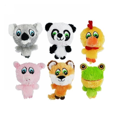 Knobby Noggins Dog Toy 4″ Assorted Animals 1 Count by Multipet