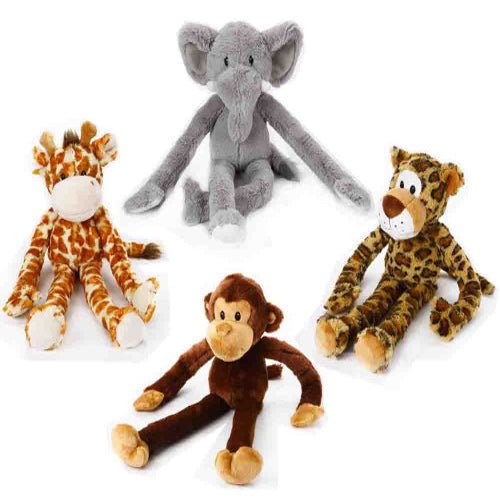 Multipet, Multipet Swingin’ Safari Dog Toy, Assorted, 1 Each/19 in