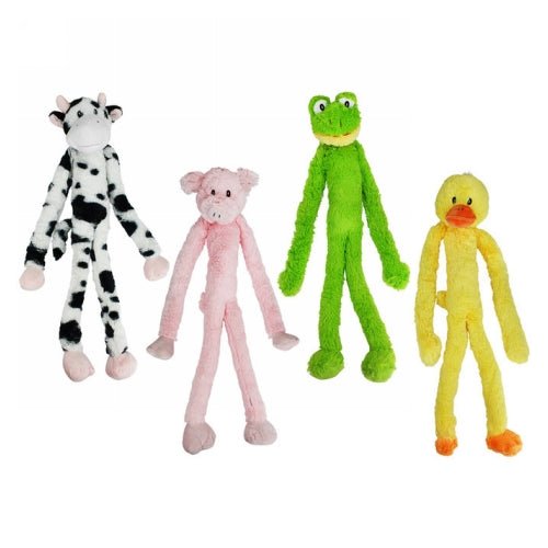 Swingin’ Slevins Dog Toy 27″ Assorted Animals 1 Count by Multipet