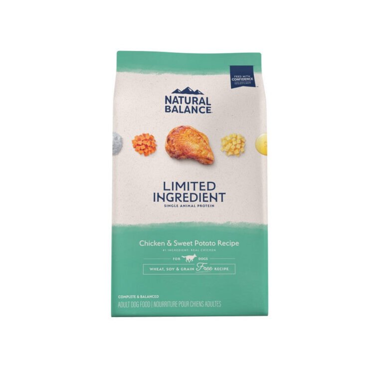 Natural Balance Pet Foods, Natural Balance Pet Foods L.I.D. Adult Dry Dog Food, Chicken & — Sweet Potato 4 Lbs